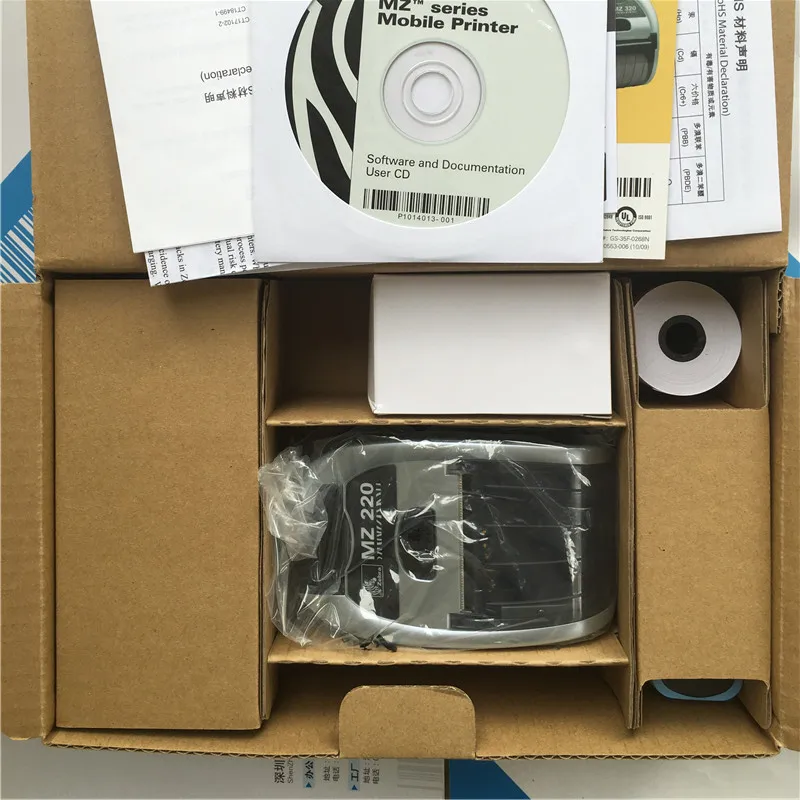 10 шт./лот Специальная цена! Полный новый для Zebra MZ 220 мобильный термопринтер версия