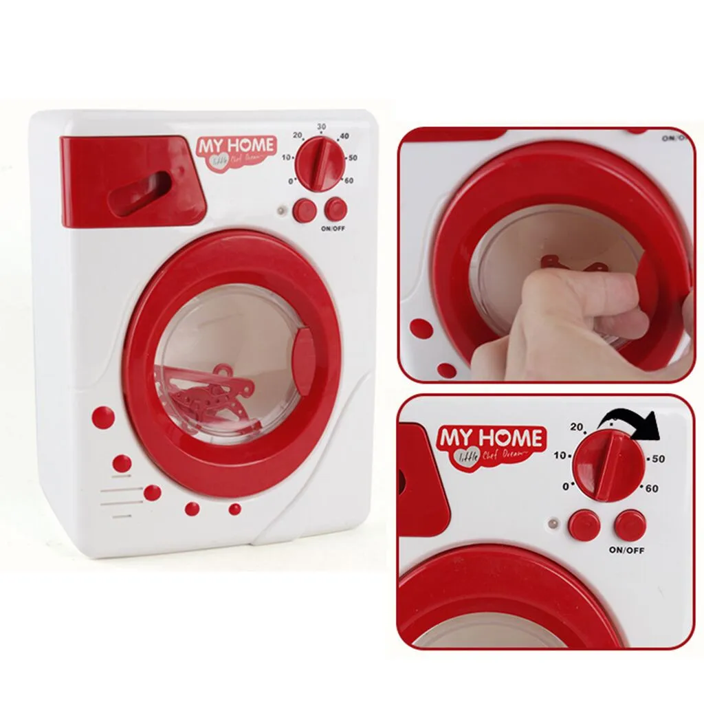 

2019 cute Makeup Brush Cleaner Device Automatic Cleaning Washing Machine Mini Toy Children's simulation washing machine toys