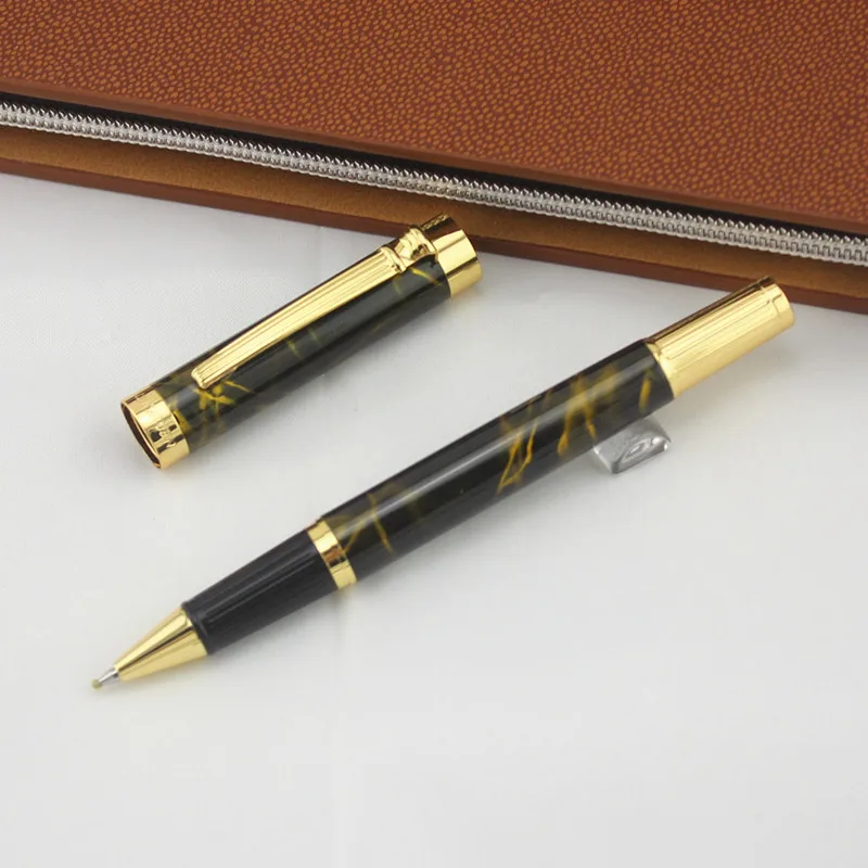 Шариковая ручка dika wen Роскошные гладкие подписания РОЛИК ручка с 0,5 мм черные чернила пополнения ручки с оригинальной подарочной коробке
