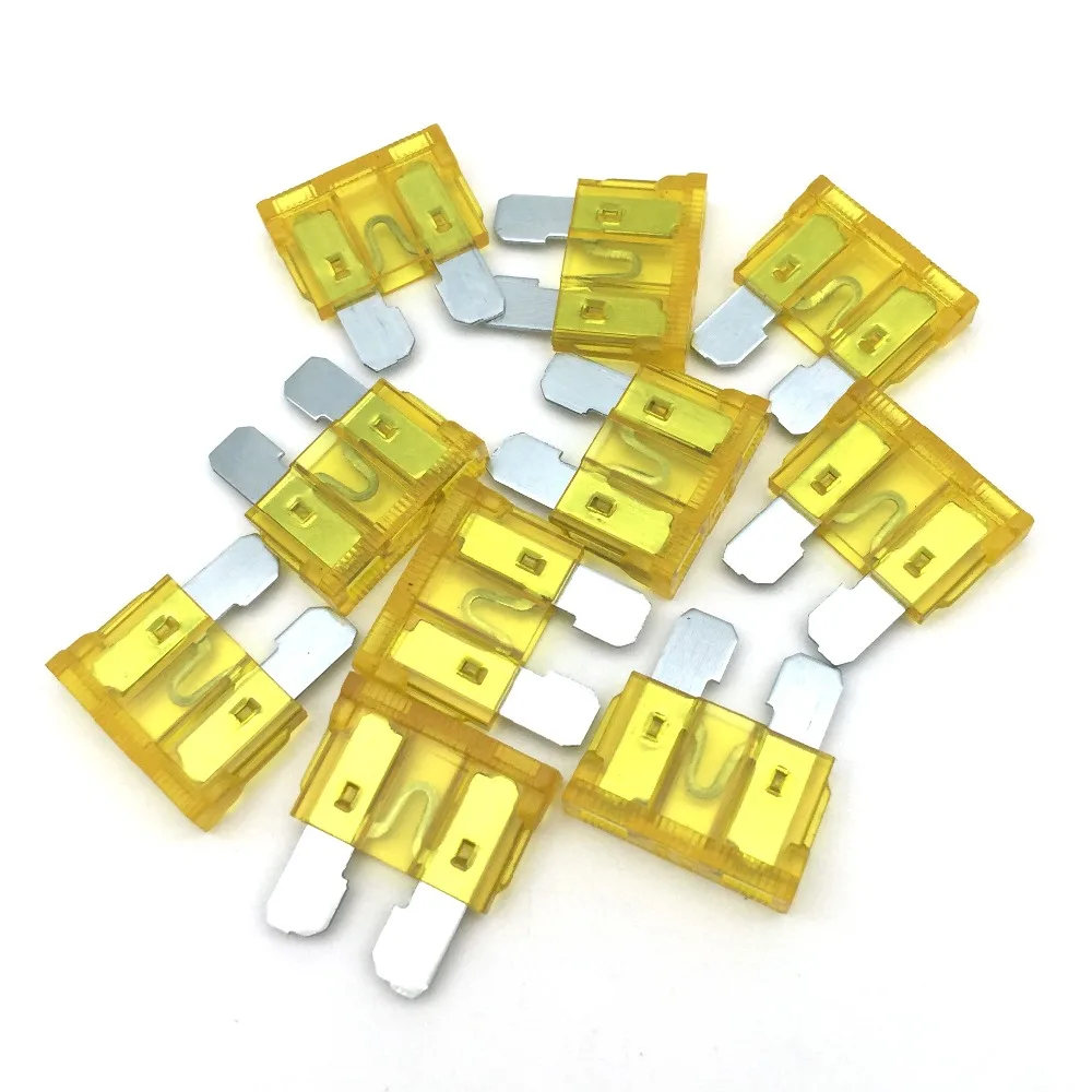 Car fuse kit 10Pcs medium assorted standard 5A 10A 15A 20A 25A 30A for auto car truck