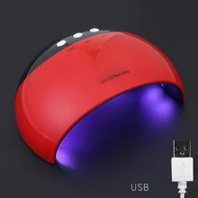 Сушилка для ногтей светодиодный светильник гель для ногтей лампа для ногти; маникюрный салон дизайн художественные инструменты быстро сушить 24 Вт сушилка лампа USB зарядка 8 светодиодный s