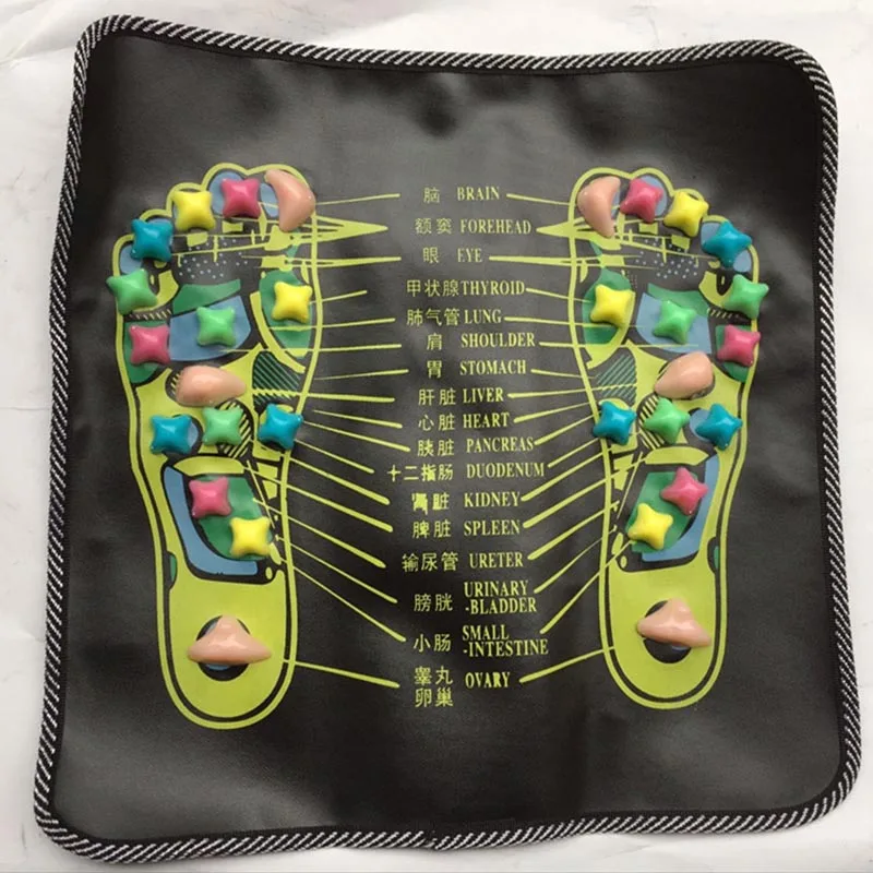 

Reflexology Walk Stone Foot Leg Pain Relieve Relief Walk Massager Mat Health Care Acupressure Mat Pad massageador
