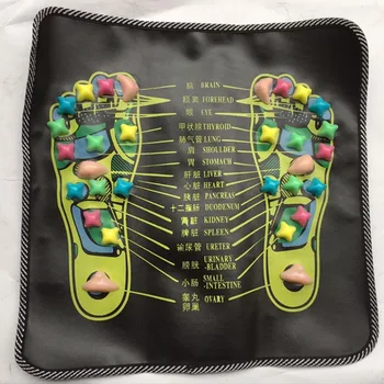 

Reflexology Walk Stone Foot Leg Pain Relieve Relief Walk Massager Mat Health Care Acupressure Mat Pad massageador