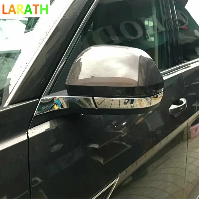 Для Volkswagen VW Atlas Teramont 2017 2018 ABS Хромированная Боковая дверь заднего вида отделка