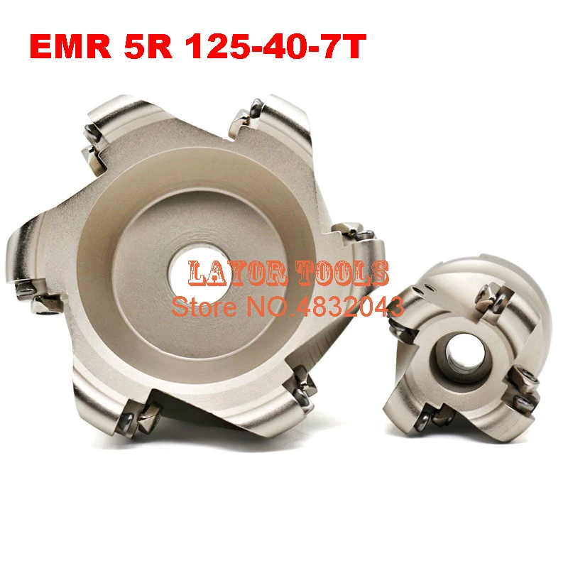 

EMR 5R 125-40-7T face mill milling cutter cnc milling tools for round inserts type R5 RPMW1003