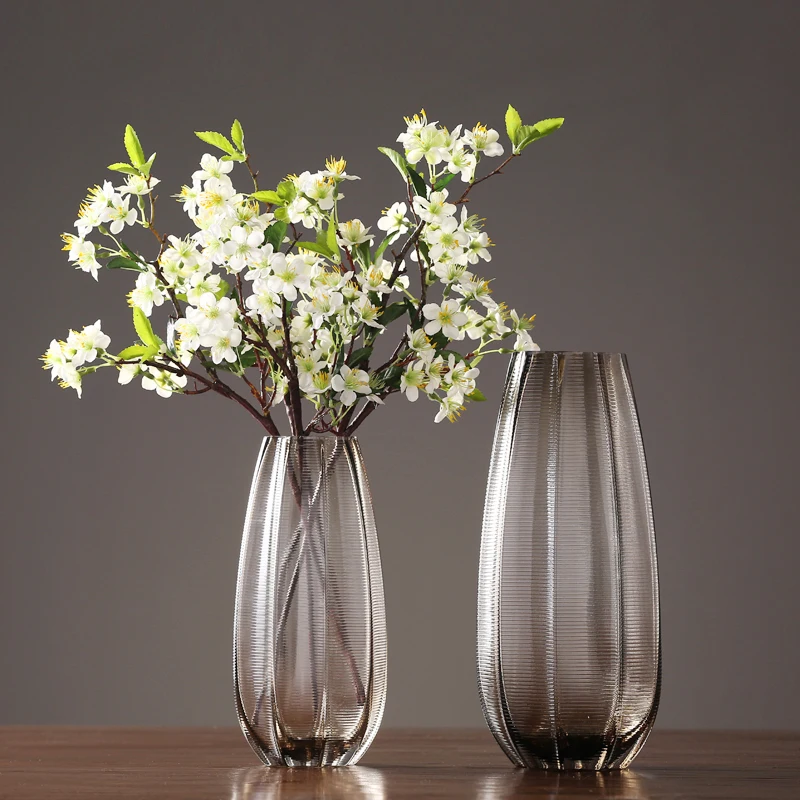 

Simple American Hydroponic Glass Vase For Wedding Decor Centerpieces Terrarium Flower Vases Nordic Home Decoration