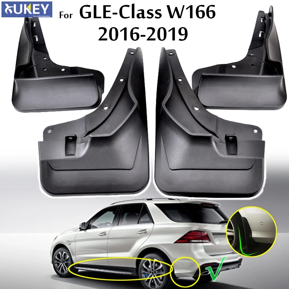 Брызговики для Mercedes Benz GLE Class W166 2016 2017 2018 2019 Вт|Грязезащита| |