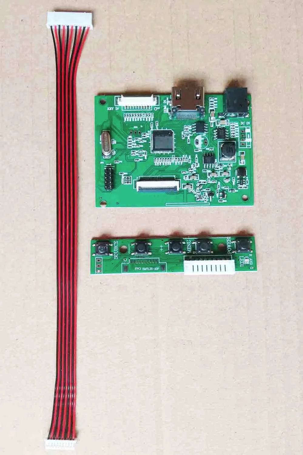 EDP ЖК-дисплей драйвер платы для VVX10F011B00 5 V-12 V Мощность 10,1 дюймов 1920*1200 USB емкостный сенсорный экран Сенсорный экран Поддержка Win7 8 10 Raspberry Pi