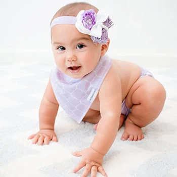

2019 New Muslin 4Pcs/Set Baby Bibs Colorful Print Cotton Soft Saliva Towel Newborn Triangle Scarf