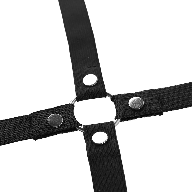 Новая мода мужской X Shape эластичный плечевой нагрудный ремень с металлическими