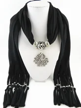 HONGHUACI New Fashion fringed scarf alloy peacock pendant scarves Lady jewelry scarf Free shipping outdoor soft checked pattern fringed scarf