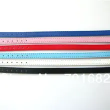 Стиль! Браслет из заменителя кожи смешанных цветов 100 шт 21 см длина/10 мм ширина подходит 10 мм скользящие шармы в виде букв