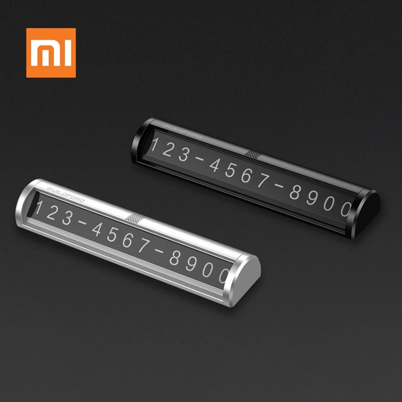 Xiaomi Mijia Guildford font b Phone b font Holder Car Parking Number Front Windshield Temporary Card