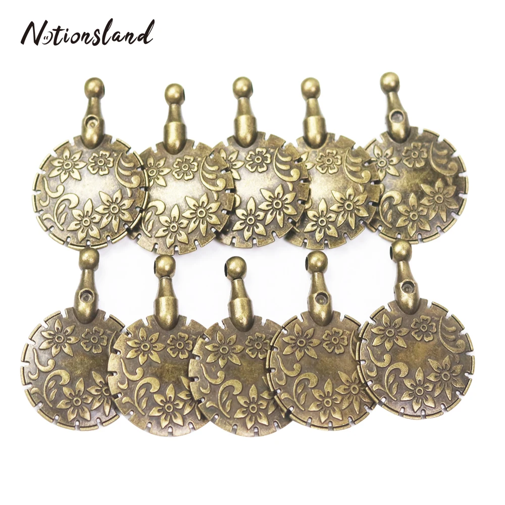 10pcs European Vintage Metal Sewing Thread Cutter Yarn Thread DIY