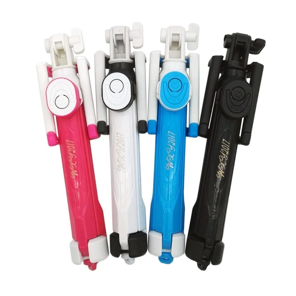 

Wireless Bluetooth Remote Shutter Selfie Stick Mini Tripod Extendable Selfie Stick Universal for iOS Android Phone drop shipping