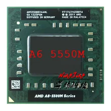 AMD A8-Series A8-5550M A8 5550 M 2,1 GHz четырехъядерный процессор AM5550DEC44HL разъем FS1