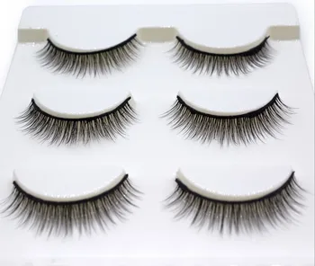 

HBZGTLAD High Quality Sexy 100% Handmade 3D mink hair Beauty Thick Long False Mink Eyelashes Fake Eye Lashes tools 3025