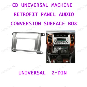 

CD universal machine retrofit panel for LE-XUS LX-470 year 02-07 for TO-YOTA Land -Cruiser -100 year 03-07 2-din free shipping