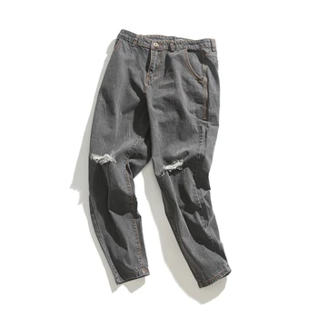 

Spring fashion 2018 spring new to do the old washed jeans Fashion trend Ankle Length Jeans