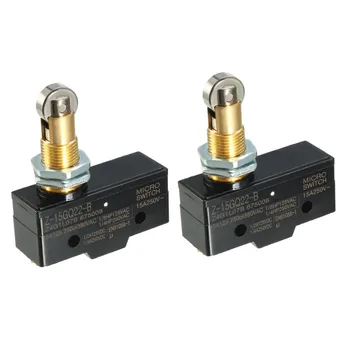 

Uxcell 2PCS Switches Panel Mount Roller Plunger Micro Limit Switch Screw Terminal Excellent Accessibility Convenient 1NO + 1NC