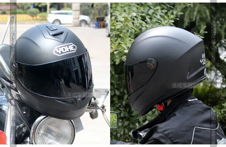 YOHE YH966 мотобайк Casco Capacete De Moto зимний теплый водонепроницаемый ветрозащитный мотоциклетный полный гоночный шлем