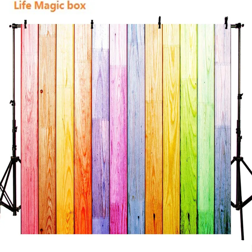 Background For Photo Tuin Vinyl Achtergrond Tilting Primary Color Wood Planks Foto-139 | Электроника