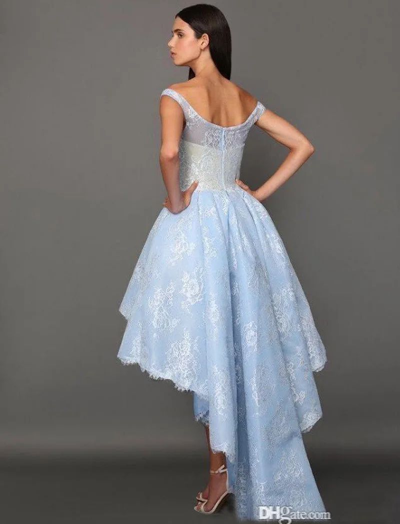 light blue flowy dress short