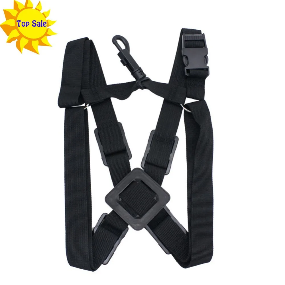 Professional Adjustable Harness Shoulder Black Sax Saxophone Belt Neck