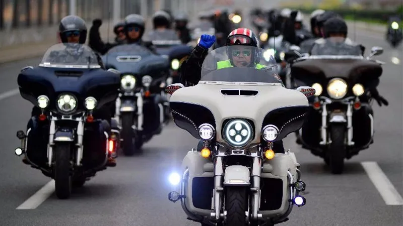Доп фары Harley Davidson