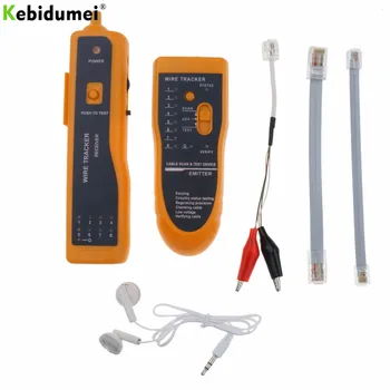 

Kebidumei Ethernet LAN Network Cable Tester UTP STP RJ11 RJ45 Cat5 Cat6 Telephone Wire Tracker Tracer Toner Detector Line Finder
