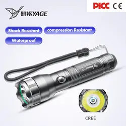 Яге YG-332C фонарик XP-E 300-1000LM Мощный CREE светодиодный фонарик Tactica Водонепроницаемый фонарик с 18650 Батарея фонари