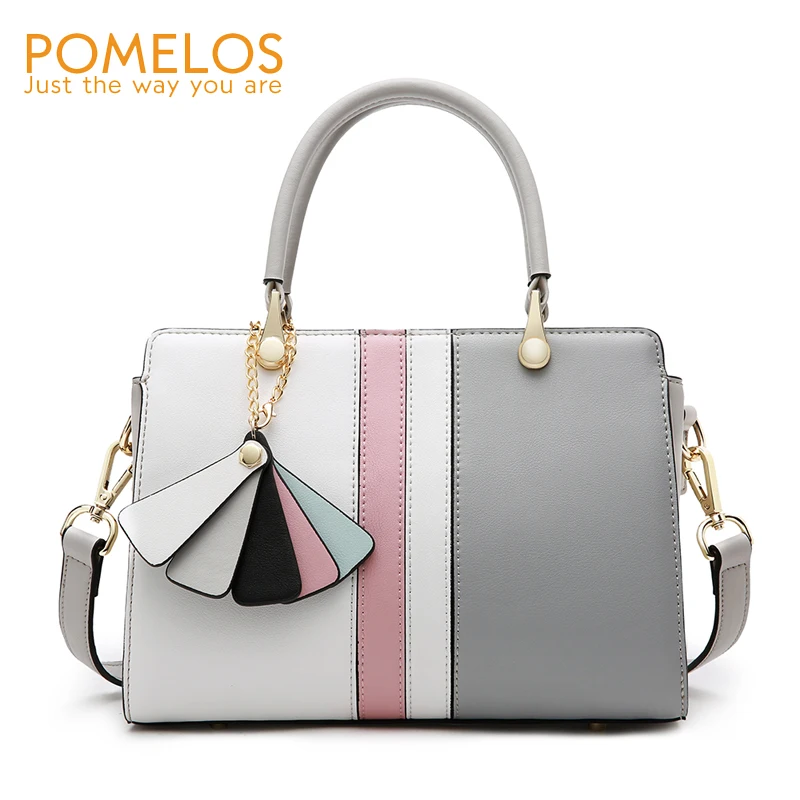 

POMELOS Brand Handbag Woman Shoulder Bag 2019 Spring Crossbody Bag For Women Genuine Leather Luxury Handbags Women Bags Designer