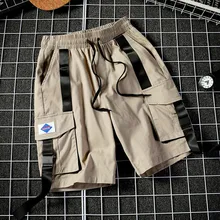 JAYCOSIN Для мужчин шорты летние Повседневное стиль сафари твердые, средняя талия, с карманами, красивый уличная Спортивные Свободные шорты April25 P30