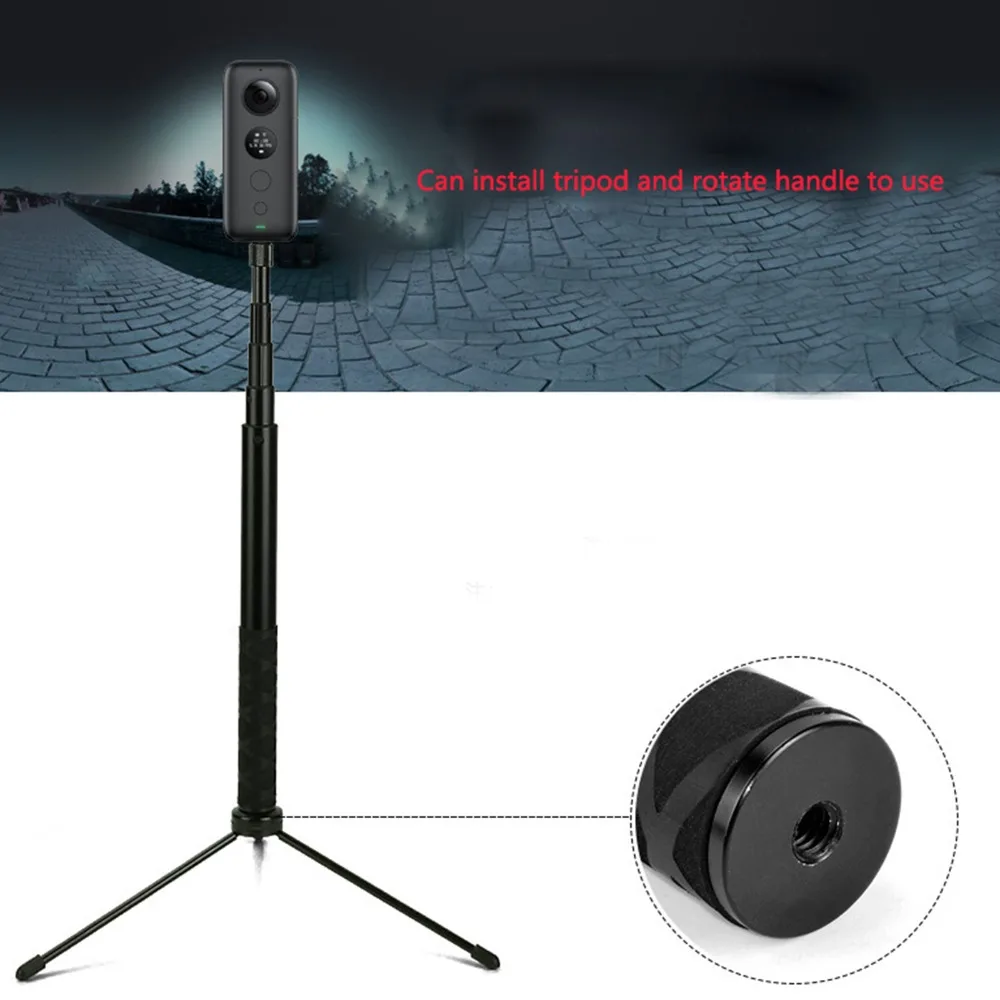 

Stretchy Selfie Stick for Insta360 ONE X Camera Port Handheld Monopod Invisible Selfie Stick for Insta360 ONE X Accessories