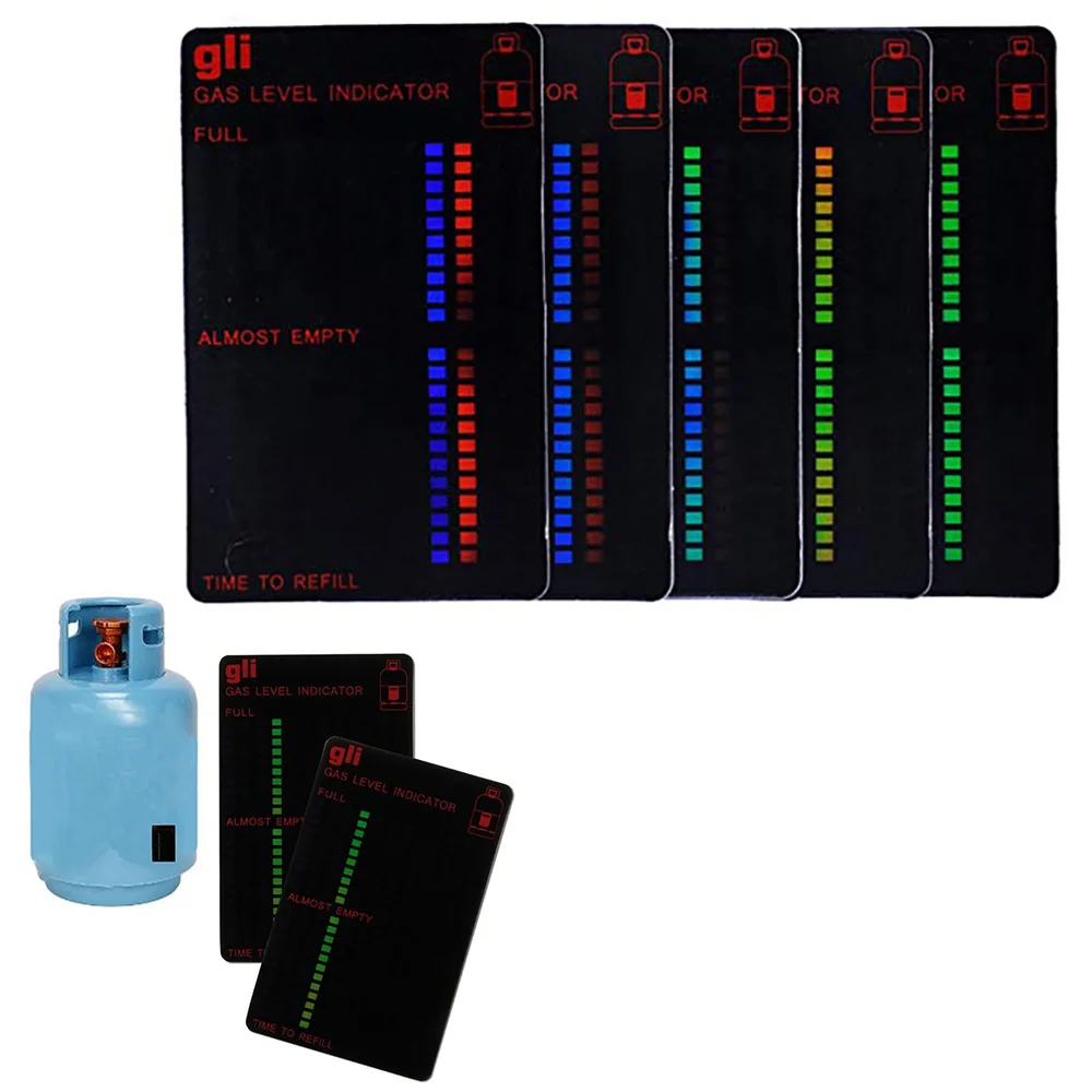 

Gas Tank Level Indicator Magnetic Gauge Caravan Bottle Propane Butane LPG Fuel Gas Tank Level Bottle Temperature Measuring Stick
