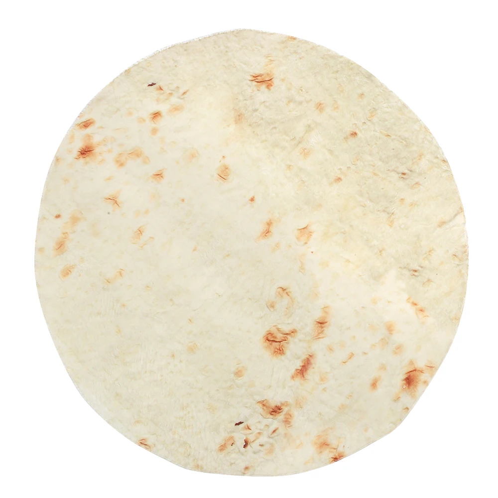 Кирпичное одеяло Tortilla шерпа плед человека мексиканское Burrito флисовое мягкое