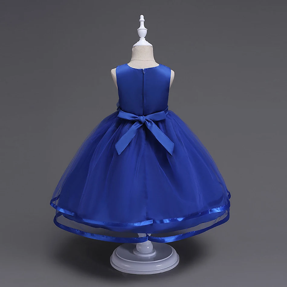 Girls Summer Flower Evening Dress  (14)