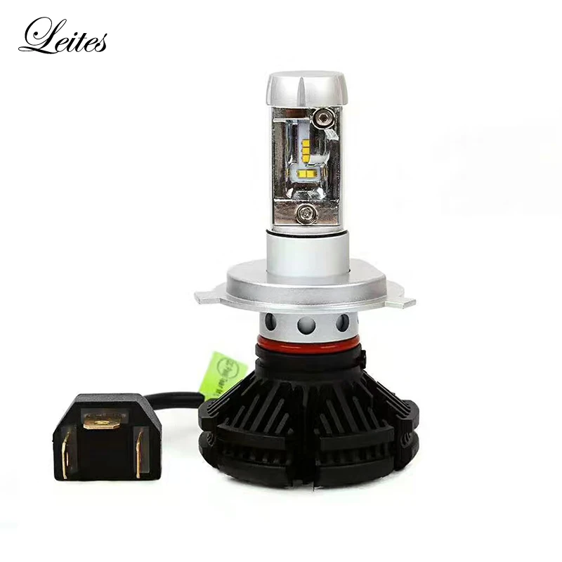 

1Pair 9005/9006/H4/H11 LED Headlight Bulbs Conversion Kit With 2pcs Bulbs X3 Version ZES Chip 2nd Generation 72W IP67 Hi/Lo Beam