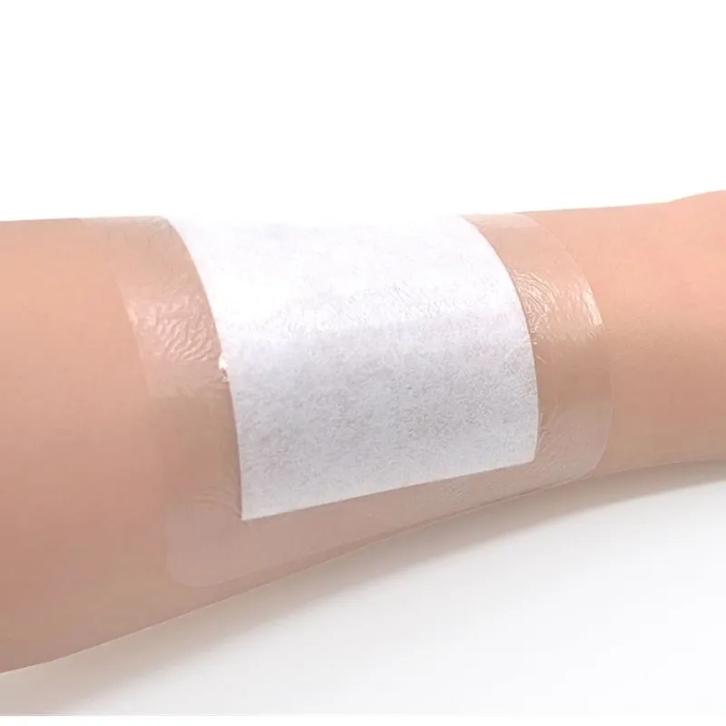 

10 Pcs 6cmX7cm Large Size Hypoallergenic PE Waterproof Medical Adhesive Wound Dressing Band aid Bandage First Aid Outdoor