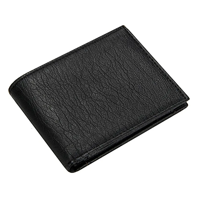 Casaul маленький кошелек мужской кожаный черный тонкий короткий кошелек мужской бумажник из искусственной кожи с карманом для монет роскошный брендовый мужской кошелек