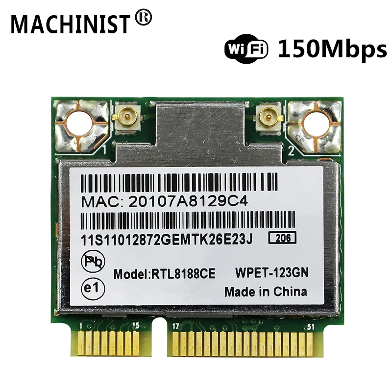 Беспроводная карта для ноутбука Lenovo T520i T530 W520 W530 E40 E49 E49A E49AL RTL8188CE 150 Мбит/с Wifi