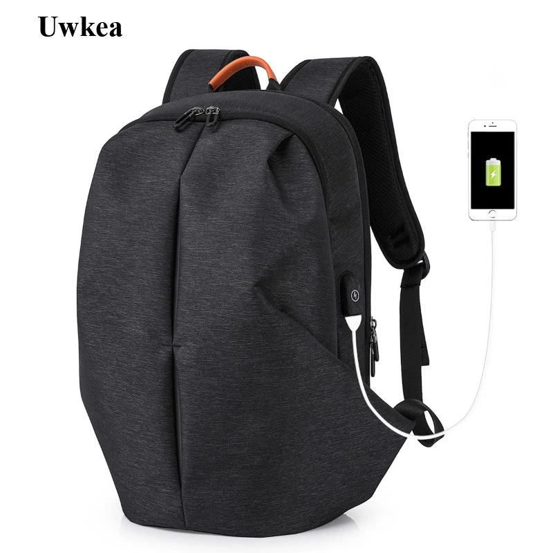 

Uwkea 2018 New Fashion Usb Charging Interface Business School Student Leisure Waterproof Laptop Computer Backpack