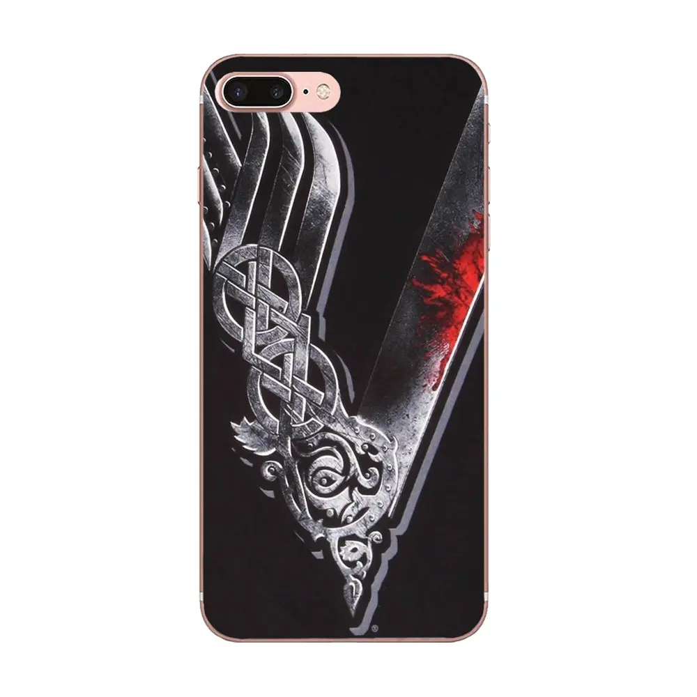 Мягкий защитный чехол серии Vikings для Apple iPhone 4 4S 5 5C 5S SE 6 6S 7 8 Plus X XS Max