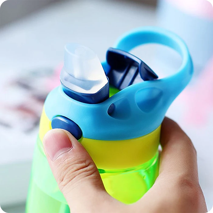 Plastic water bottle With Straw (15)
