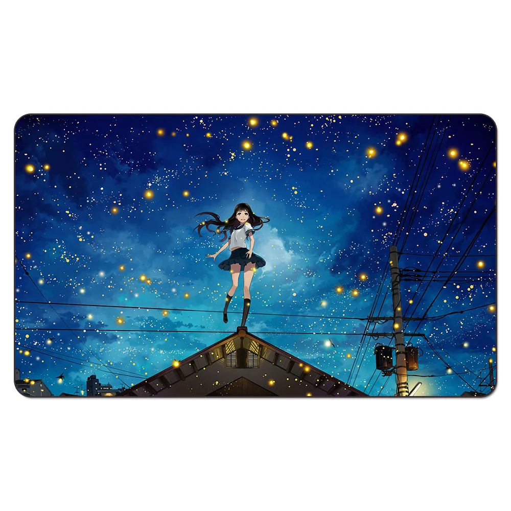 (Anime Starry Night Sky Playmat) Custom Playmat Board ...