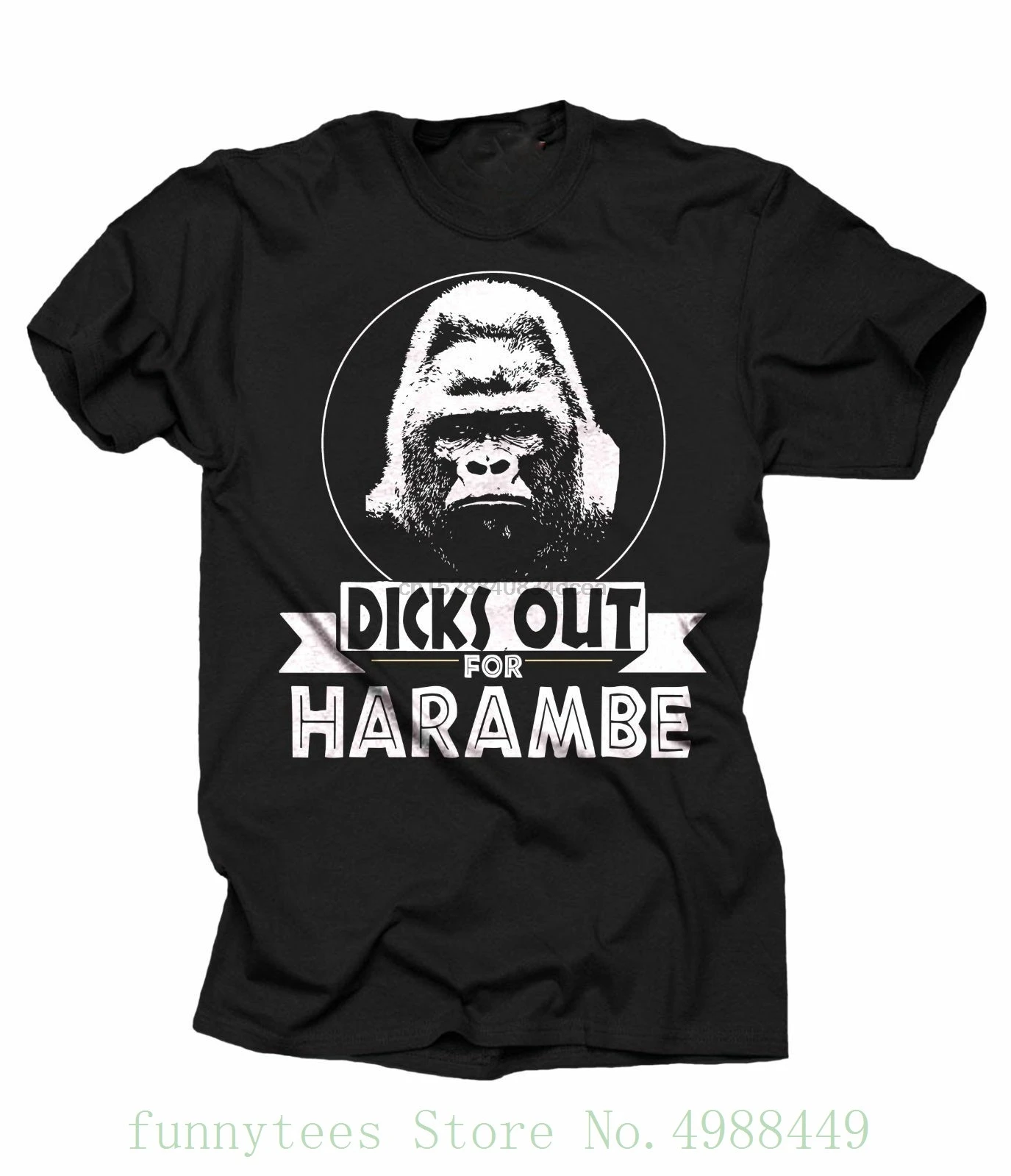 D Ks Out For Harambe футболка Rip Горилла харамбе с поддержкой повседневные мужские