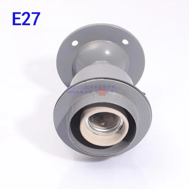 2PCD E27/E40 горная лампа держатель, литье под давлением патрон, алюминиевая крышка лампы база
