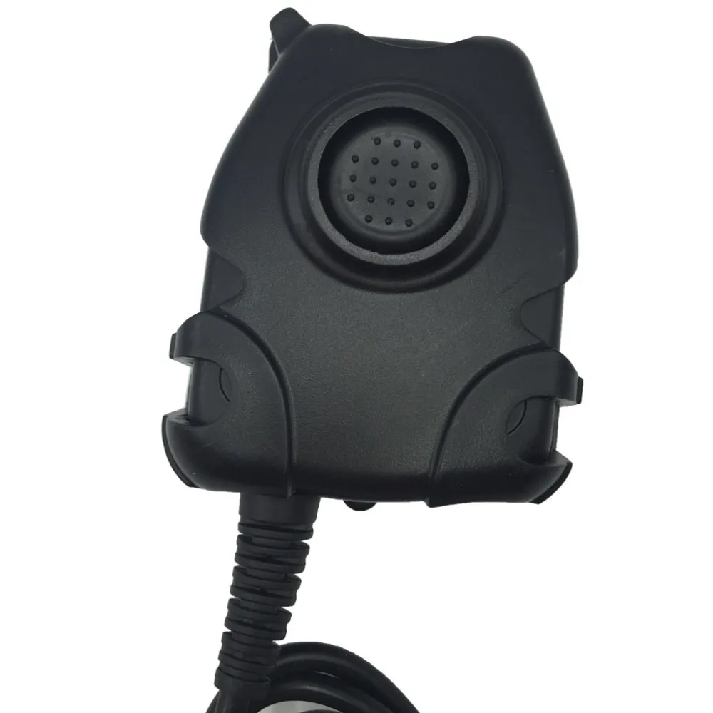 Waterproof PTT Cable For KENWOOD K Plug for Z Tactical Comtac H50 MSA SORDIN H60 HD01 HD02 HD03 Noise Reduction Headset (2)