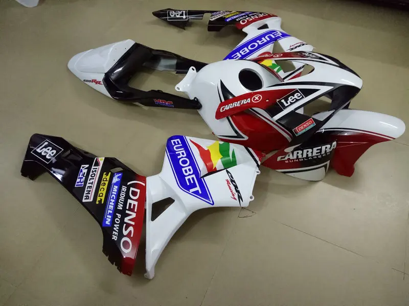 Комплект обтекателей для мотоцикла HONDA CBR600RR F5 03 04 CBR 600RR 600 RR 2003 2004 ABS белый цветной