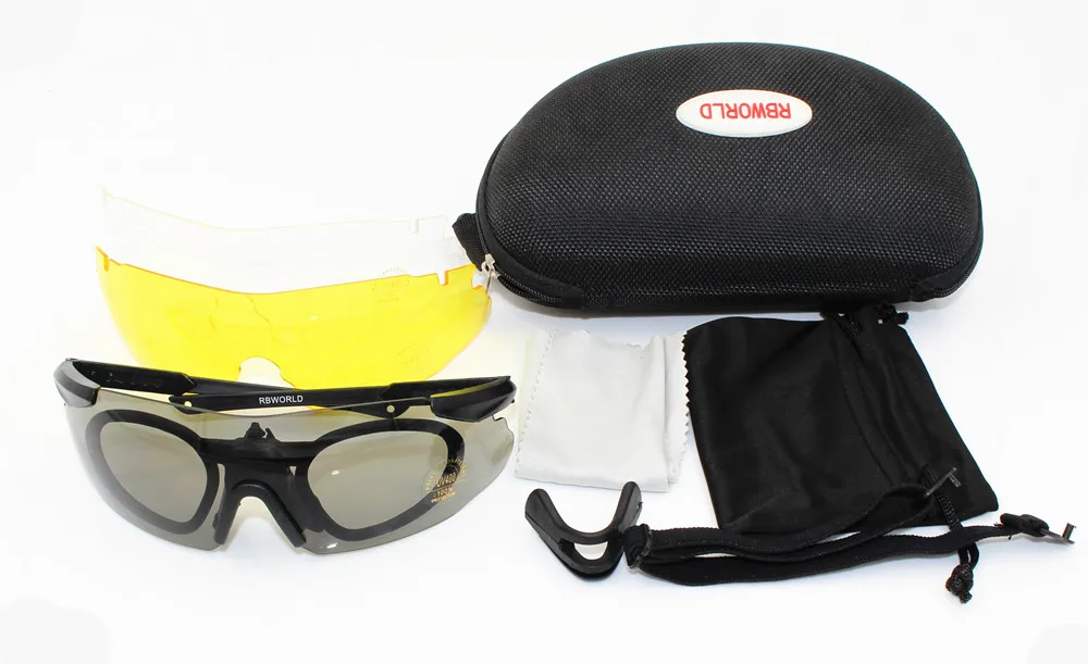 Мужские солнцезащитные очки, военные 3/5 линзы, защитные очки, тактические армейские очки TR90, оправа для охоты, боевых игр